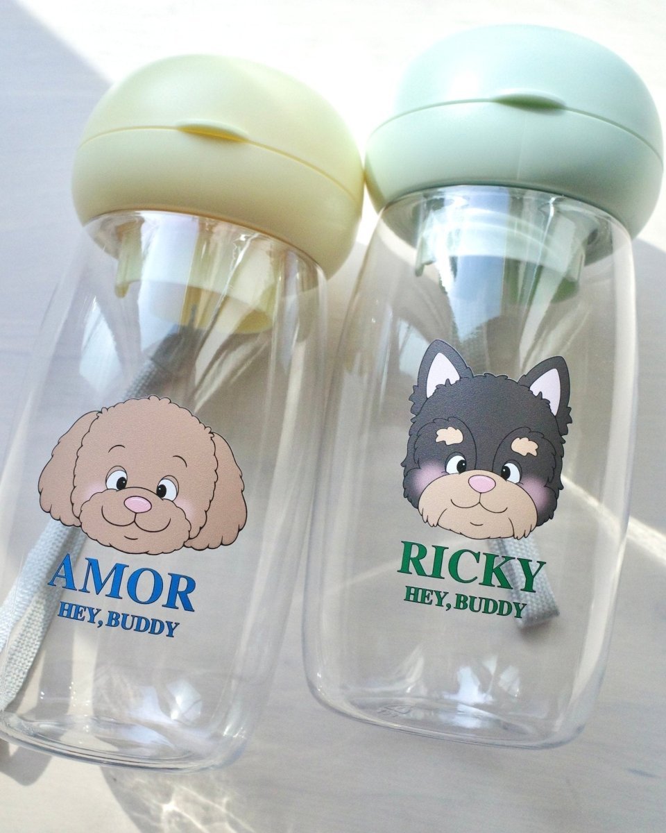 water bottle - 550ml - HEY,BUDDY