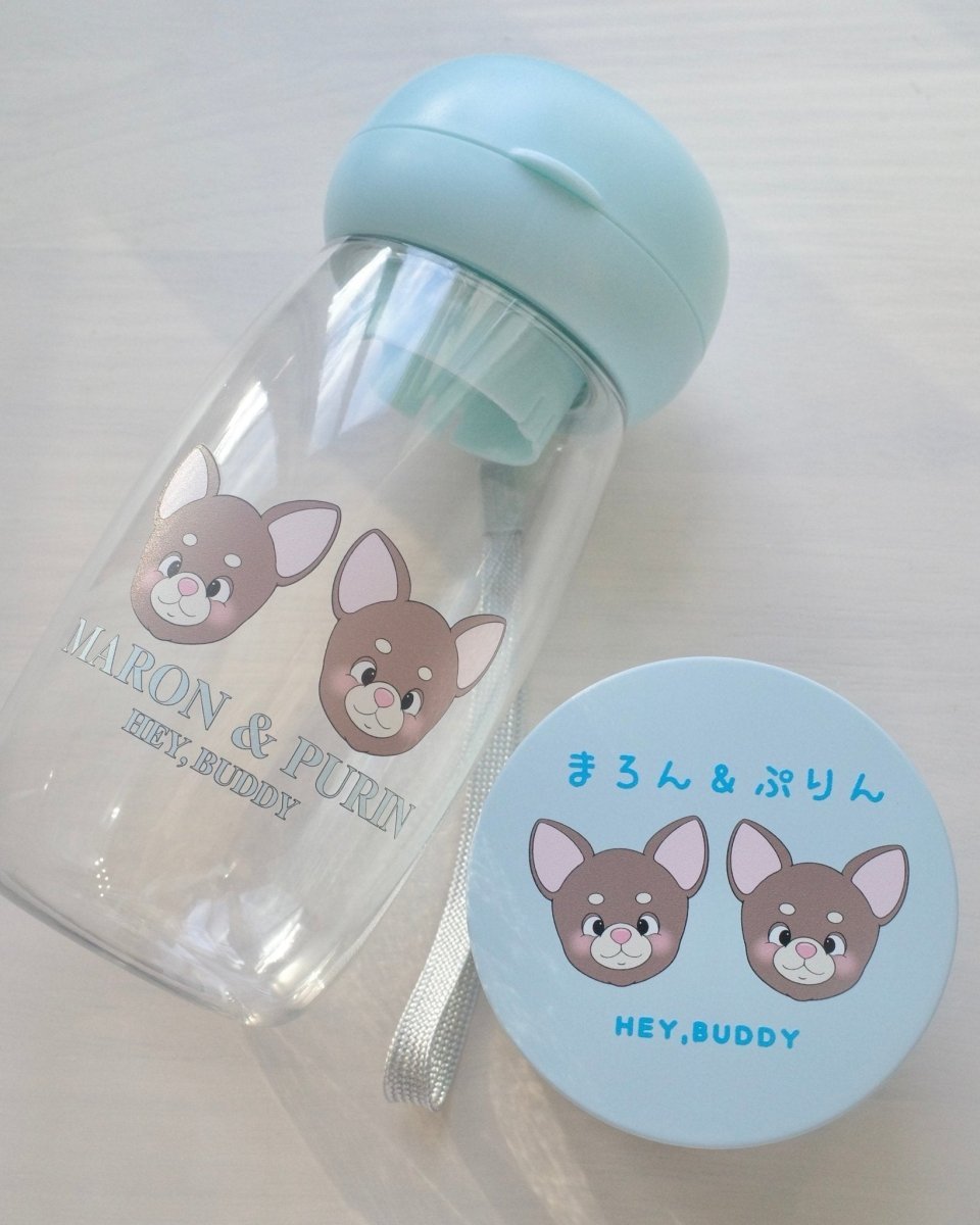 water bottle - 550ml - HEY,BUDDY