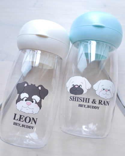 water bottle - 550ml - HEY,BUDDY