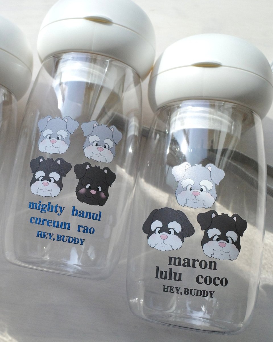 water bottle - 550ml - HEY,BUDDY